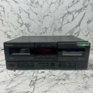 MYM4-376 激安 Panasonic STEREO DOUBLE CASSETTE DECK RS-D50 ダブルカセットデッキ 動作未確認 中古現状品 ※3回再出品で処分