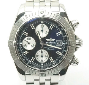 中古 美品 Breiteling ブライトリング クロノマット エボリューション メンズ クロノグラフ 腕時計 自動巻 A13356