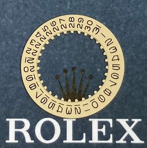 cal.3035 純正品 金 カレンダー ロレックス デイトジャスト 16263 16013 16233 116233 15200 15233 ROLEX DATEJUST gold calendar D