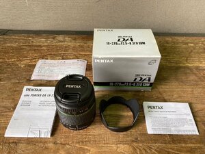 PENTAX SMC DA 18-270mm F3.5-6.3 ED SDM 純正フード 元箱付 動作未チェック品 2192