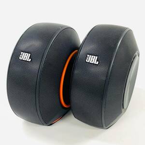 H681-Z9-628 JBL USB接続 ステレオ パソコン用 ペアスピーカー スピーカー ブラック 通電確認済 JBL Pebbles オーディオ ジェービーエル④