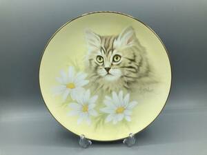 限定品 証書付き ハミルトンコレクション Spring Fever 猫 ネコ 飾り皿 絵皿 皿 (794)