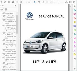 up! UP & eUP 2012 - 2020ワークショップマニュアル サービスリペアマニュアル 整備書 配線図 フォルクスワーゲン VW 