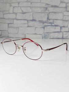 marimekko 32-0009 マリメッコ オーバル型 ピンクゴールド 眼鏡 中古品