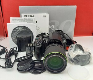 ■ PENTAX K30 ボディ SMC Pentax-DA 18-135mm F3.5-5.6 レンズ デジタル一眼レフカメラ レンズセット 動作確認済 ペンタックス