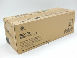 【z25459】新品・未使用 KONICA MINOLTA コニカミノルタ 純正 廃トナーボックス WX-103 格安スタート