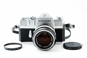 [美麗品] ニコン Nikon NIKKKOREX F 一眼レフ 35mm フィルムカメラ + NIKKOR-S Auto 50mm f/1.4 初代 ６枚羽根 1139988