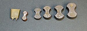 両替商　分銅　小さな分銅６種類纏めて