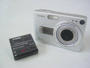 ★CASIO カシオ EXILIM EX-Z30 コンパクトデジタルカメラ シルバー 3.2メガ ジャンク 