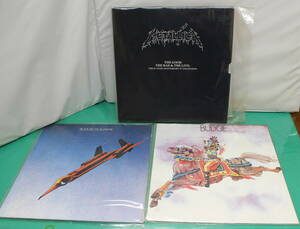 レコード ハードロック、メタル METALLICA/BUDGIE LP *3セット*