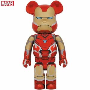 Bearbrick x Marvel Infinity Saga Iron Man Mark 85 Chrome Ver. 1000%