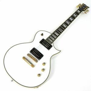 092s☆Ltd ESP EC-1000T Mod ホワイト レスポール エレキギター ※中古