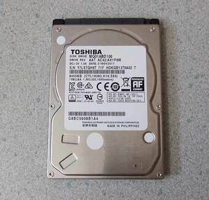内蔵SATA 2.5インチ HDD TOSHIBA MQ01ABD100 1.0TB