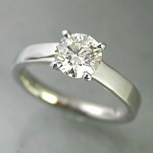 婚約指輪 安い ダイヤモンド リング 0.5カラット プラチナ 鑑定書付 0.522ct Eカラー VS1クラス 3EXカット H&C CGL