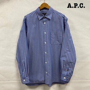 アーペーセー A.P.C. Maloシャツ ストライプ 24233-1-73652 M シャツ、ブラウス シャツ、ブラウス M 水色 / ライトブルー ストライプ