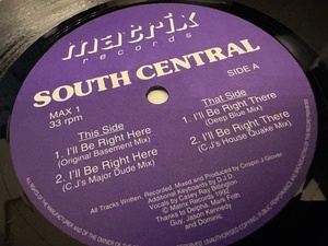 12”★South Central / I’ll Be Right Here / ディープ・ヴォーカル・ハウス・クラシック！！