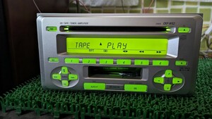 トヨタ純正 CKP-W52 CD/TAPE 2DINワイド オーディオ 整備済