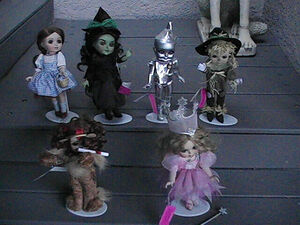 6 Marie Osmond Wizard of Oz set Porcelain 12" Dolls 海外 即決
