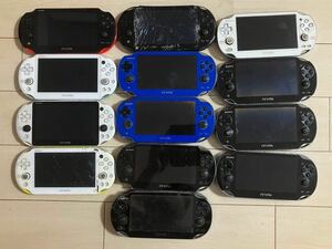 SONY PSVITA 本体 13台 セット まとめて PCH-2000 PCH-1000 ピーエス ビータ ヴィータ PlayStation 通電 ジャンク 部品取り 送料無料