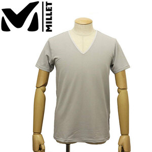 MILLET (ミレー) MIV01885 DRYNAMIC THROUGH V SS M ドライナミック スルー V ショートスリーブ MI028 7372SILVER L