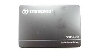複数在庫 2.5インチSSD Transcend SSD420 Solid State Drive 64Gb SSD420K TS64GSSD420K Serial ATA 6Gb/s SATA 中古動作品(ｗ979)