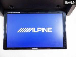 保証付 通電確認済み ALPINE アルパイン 10.2インチ 天井 フリップダウンモニター PCX-R3300B プラズマクラスター 棚E5
