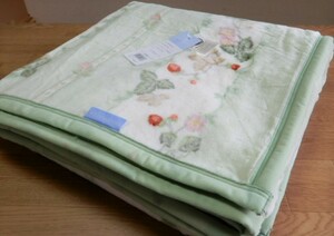 ☆送料無料 WEDGWOOD ウェッジウッド アクリルニューマイヤー毛布 日本製 WW1530N グリーン