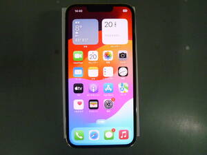 中古 液晶割れ、傷 Apple アップル iPhone 13 Pro 512GB MLUY3J/A SIMフリー バッテリー最大容量87% 