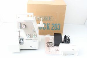 M317C37B　JANOME★ジャノメ★MY LOCK 203S★MODEL 784型★ミシン★手工芸★ハンドクラフト★本体★箱付き