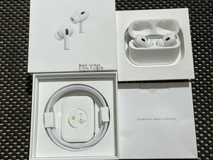 【中古】Apple AirPodsPro2 Magsafe充電ケース MTJV3J/A A3048 Apple限定保証有 付属品未使用 ワイヤレスイヤホン ノイズキャンセリング