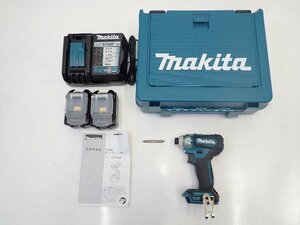 MAKITA マキタ インパクトドライバー TD155DRFXB ハードケース/充電器/バッテリーx2/+ビット/説明書付 ∩ 6D903-1