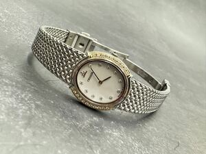 【☆極美品☆稼動品☆】セイコークレドール　18KT+SS/SS　総数31Pダイヤ　SEIKO クオーツ QZ 腕時計 