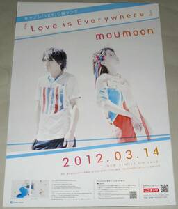 Γ15 告知ポスター moumoon[Love is Everywhere]