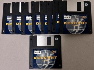 PC98シリーズ 3.5インチFD　ディセント　DESCENT