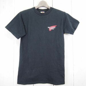 レッドウィング REDWING ロゴプリント 半袖コットンTシャツ(S)ブラック/FRUIT OF THE LOOM