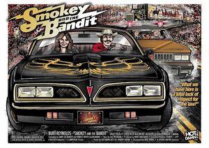 ポスター「トランザム7000」（Smokey and the Bandit）★バート・レイノルズ/ポンティアック・ファイヤーバード・トランザム/ケンワース