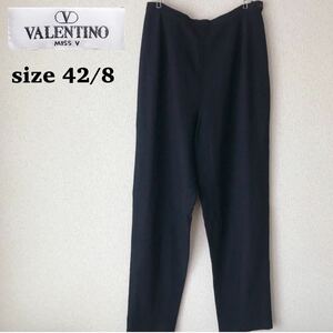 ヴァレンティノ　VALENTINO ネイビー　パンツ　サイズ8 スラックス