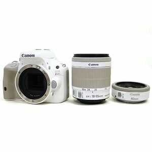 【中古】Canon製 EOS Kiss X7 ダブルレンズキット 2 [管理:1050005605]