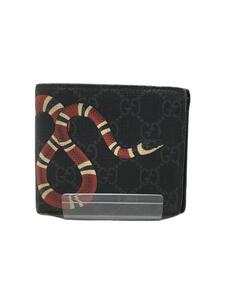 GUCCI◆2つ折り財布/-/BLK/メンズ/451266//