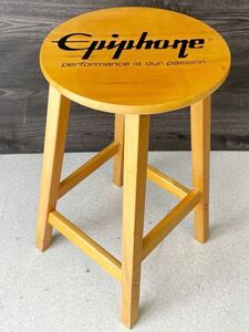 1円 良品 レア品 エピフォン Epiphone 丸椅子 スツール 木製 希少品 貴重品 入手困難 コレクター品 売り切り