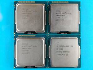 Intel Core i3-6100 3220 3220 3220 4個セット 動作未確認※動作品から抜き取15420010514
