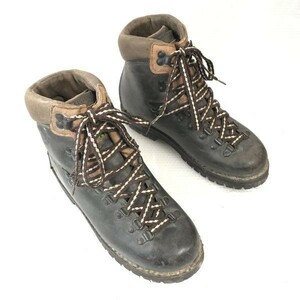 80s-90s?スペイン製/ビンテージ☆カメット/KAMET☆重厚本革/トレッキングブーツ【37/23.5/茶/BROWN】Vintage/Shoes/Mountain◎bWB95-4