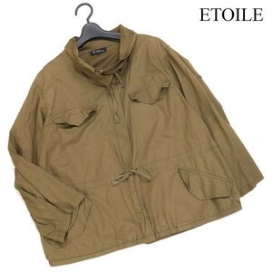 ISABEL MARANT イザベルマラン ETOILE エトワール 通年 オーバーサイズ ミリタリー ジャケット Sz.1　レディース カーキ　D3T00965_5#O