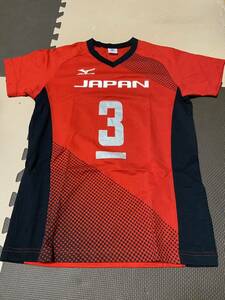 ミズノ MIZUNO ユニフォーム Tシャツ 応援Tシャツ 女子バレーボール日本代表 木村沙織 サイズS