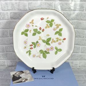 ウェッジウッド Wedgwood ワイルドストロベリー オクタゴナルディッシュ 新品未使用