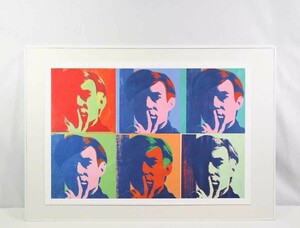 アンディ・ウォーホル 大判オフセット「A Set of Six Self-Portraits」画寸 76×51cm 米国作家 ポップアートの旗手 1967年作品 6520
