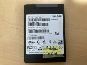 Sandisk 中古内蔵SSD 2.5インチ 128GB
