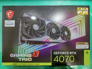 ★☆「新品同様」MSI RTX 4070 GAMING X TRIO 12G☆★