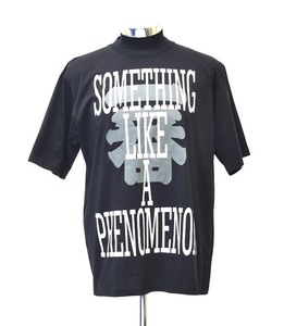 PHENOMENON（フェノメノン）SOMETHING LIKE A PHENOMENON TEE サムシング ライク ア ロゴ Tシャツ LOGO S/S T-Shirt 復刻 MCM XL BLACK