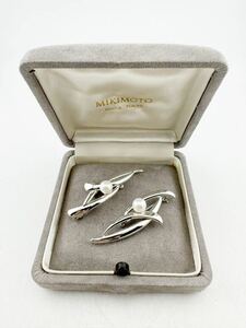 MIKIMOTO ブローチ 真珠 パール 2個セット アクセサリー 小物 ミキモト【k3348】